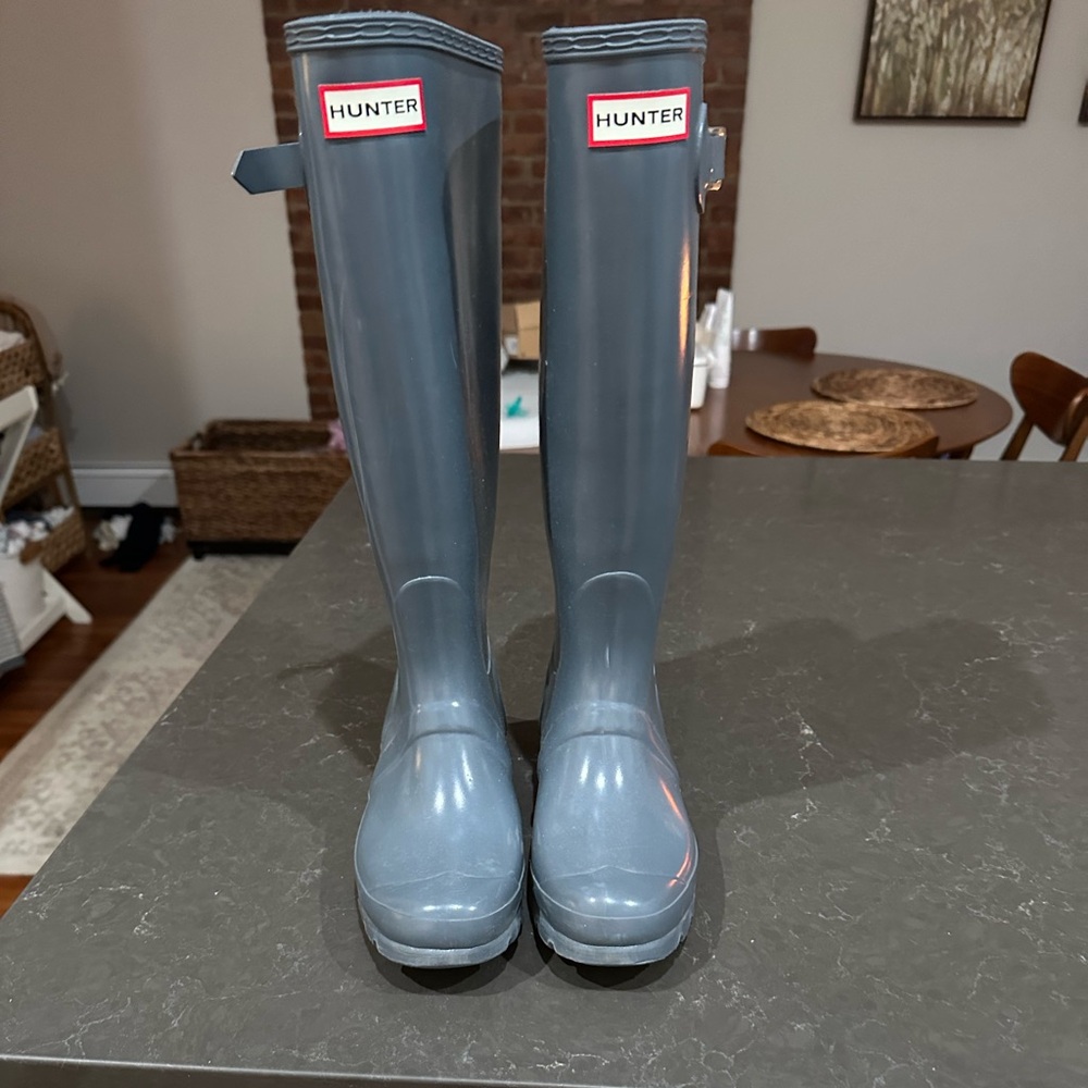 Hunter Classic Blue Rain Boots